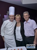 Philippe Girardon chef étoilé du Domaine de Clairefontaines et le confiturier Philippe BRUNETON, meilleur ouvrier de France avec Marie Françoise Bonnard 