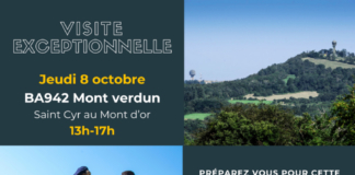 Mardi 8 octobre – 13h30-17h30 : Visite de la BA942 Mont Verdun – Poleymieux
